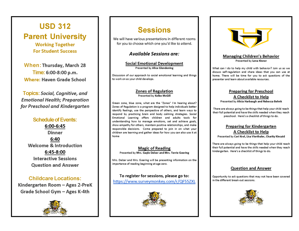 USD 312 Parent University