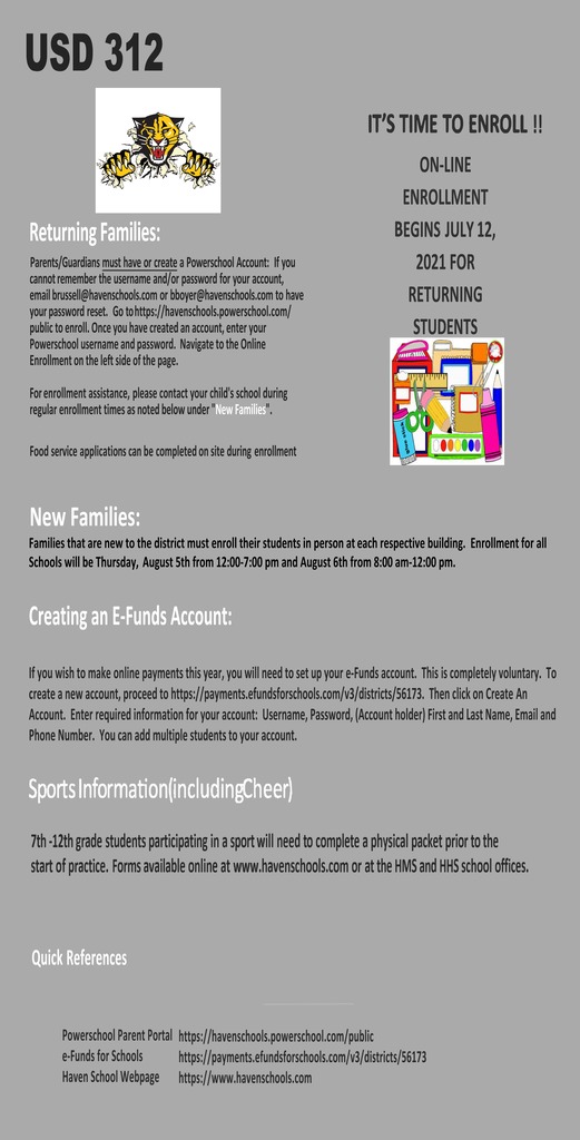 Enrollment Flyer