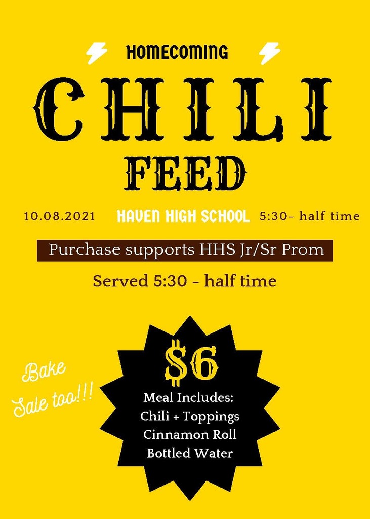 Homecoming Chili Feed - Oct. 8