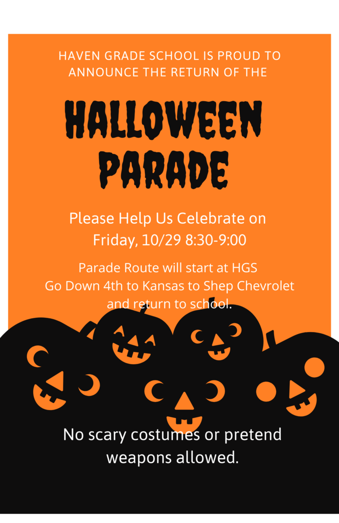HGS Halloween Parade 10/29